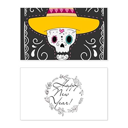 Tarjeta conmemorativa con texto en inglés Happy The Day Of The Dead New Year para celebraciones