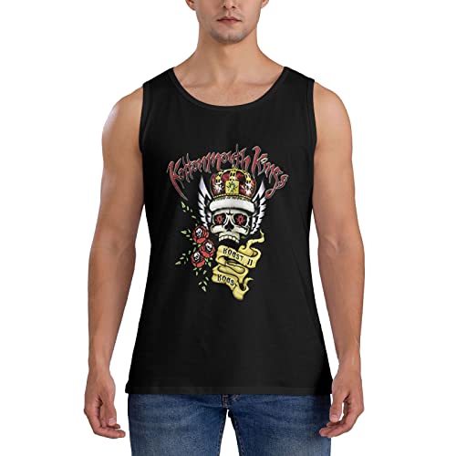 Kottonmouth Music Kings Band Tank Tops Men Gym Shirts Undershirt Workout Tank Topsblack Xx-Large #TOP6