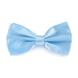 oblique-unique papillon per bambini, misura regolabile, per feste, matrimoni, azzurro, taglia unica