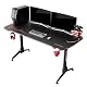Ultradesk Grand Computertisch, Gaming-Schreibtisch mit ergonomischem Design