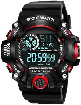 Chronorex Stylish Sports Multi Functional Boys Watch Red