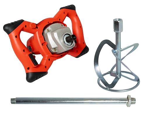Miniatura 7 de Mezcladora De Mortero Hormigonera Cemento Batidora De Pintura Doble Empuñadura Ergonómica 220v