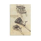 Leonardo_Da_Vinci, Multi-Fasspistolen-Poster, 