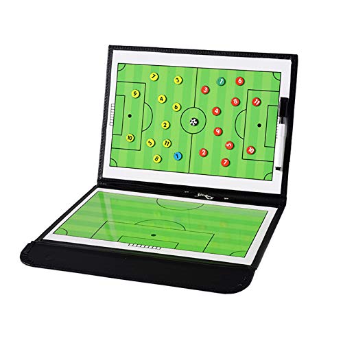 YZHY Cartella Tattica Professionale per Allenatore di Calcio,Lavagna Calcio Tattica con magneti,Penna e Gomma