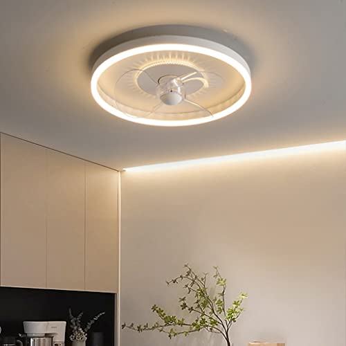 Ventilateur de plafond avec éclairage LED LEMPLICATE pour chambre - 4
