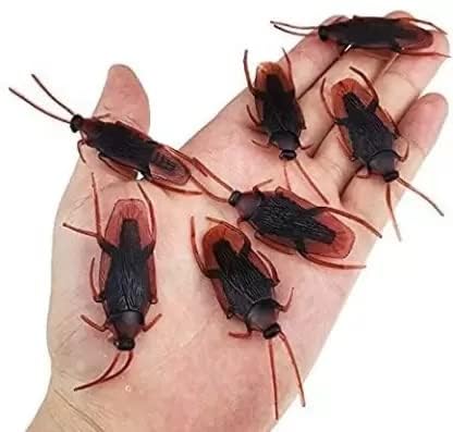 an Traders Children Realistic Toy Cockroach Prank Toy|Practical Joke Toy Made of Rubber|Scary Insects Toy for Make A Fool of Love Ones, Friend (Pack of 6),Brown (B0D31S59ZJ) Amazon Price History, Amazon Price Tracker