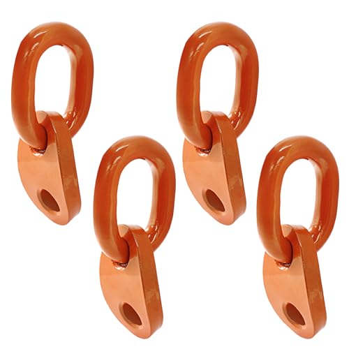 BokWin 4 Pack 7100 Lifting Bracket Lifting Hooks,Orange Heavy-Duty Engine