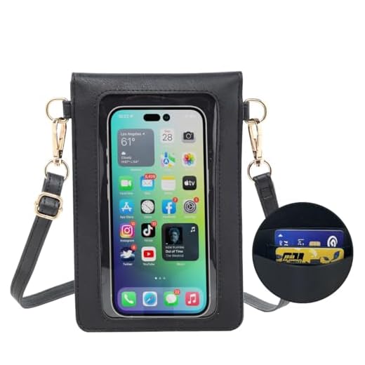 AnsTOP Small Crossbody Cell Phone Purse for Women - Lightweight PU Leather Crossbody Bag for Women Mini Phone Pouch Purse Best Gift