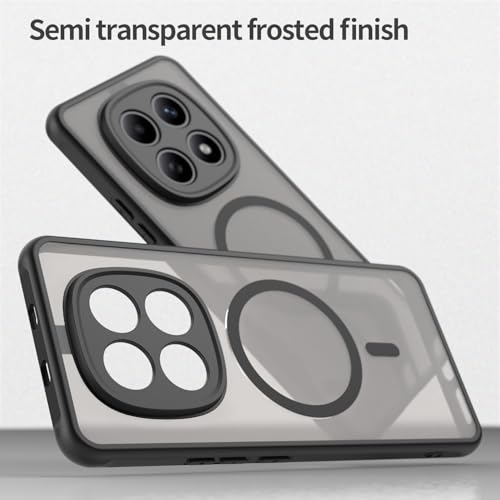 Image of Compatible with REDMI Redmi Note 15 5G Case Cover,Compatible with MagSafe,Anti-Fall,Compatible with Xiaomi Redmi Note 15 4G 2510DRA23E 2510DRA23G Cell Protective Phone Case Black