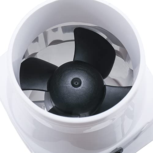 Hyddnice 3" 24V 270 Cfm Marine Bilge Air Blower Electric In-Line Marine Bilge Air Blower Fit For Boat Marine #TOP5