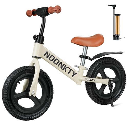 Toddler Balance Bike 2 Year Old,Age 24 Months to 5 Years Old,12 Inch Toddler Bike,No Pedal Beginner Kids Bicycle,Rubber Inflatable Tires,Adjustable Seat,Durable Frame,Gift Bike for 2-5 Boys Girls