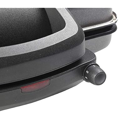 Bestron Aufklappbarer Kontaktgrill mit Ober-und Unterhitze, 1.800 W, Schwarz – Bild 5