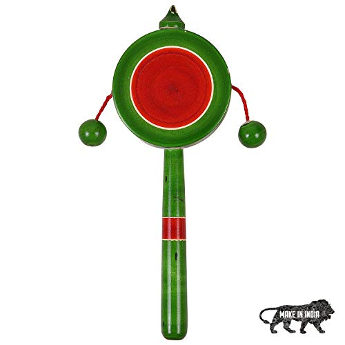 Smartcraft Toddler Make In India" Plate Rattle, Wooden Rattle Hand Drum Kids Toy- Multicolor (B08DNB5B8C) Amazon Price History, Amazon Price Tracker