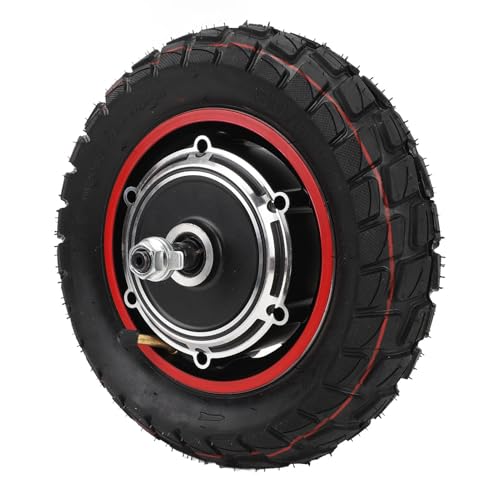 Tbest Monopattino Elettrico con Motore da 10 Pollici, Senza Spazzole, 48 V, 800 W, Trazione Posteriore, Ad Alta velocità, per Scooter Fuoristrada, Pneumatici in Lega di Alluminio