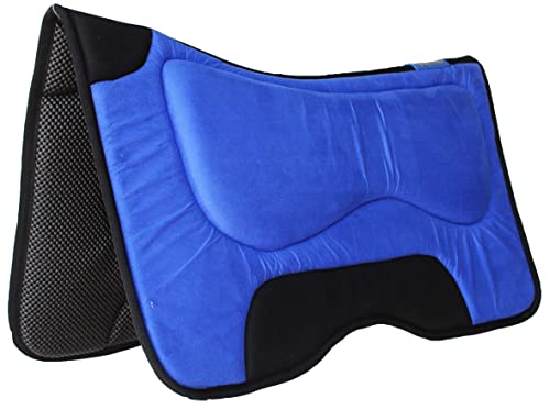 CHALLENGER Horse Western Contoured Neoprene Shock Absorbing Anti-Slip Saddle Pad 39183RB
