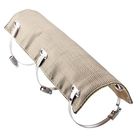 broyear 6"x12" Titanium Basalt Fiber Exhaust Heat Shield Kit Cover