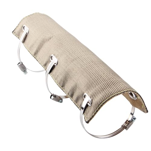 Rattle/Vibration Noise Under Vehicle - 2006-2007 Ford Lincoln Mercury 10 broyear 6'x12' Exhaust Heat Shield w/Clamps & Gloves for 2.75' to 3.5' Pipe