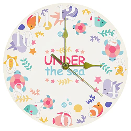 Horloge murale ronde à quartz pour optimiser la concentration au bureau et à l'école - 2