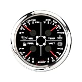 RACETECH 85mm 4in1 Multi-Gauge - Black Dial
