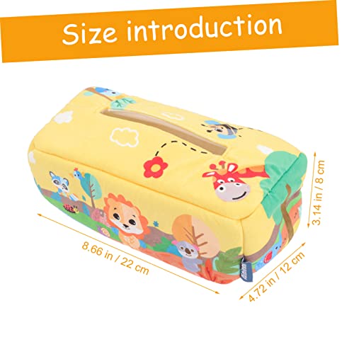 Toyvian 1 Conjunto Caixa De Tecido Brinquedo Brinquedo Recém-Nascido Brinquedos Infantis Brinquedos