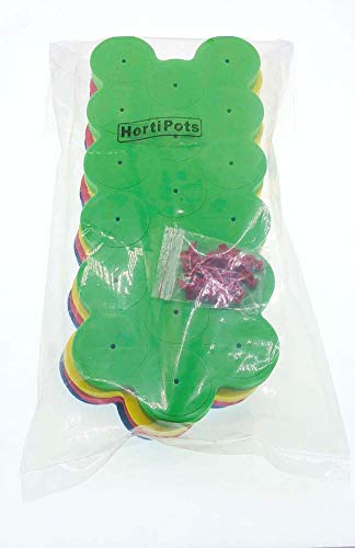 Image of 1.625 inch Cloning Collars 72 Pack and 12 Aeroponic Cloner Sprayers for HortiPots Clone Machine 35 Site 70 Site 140 Site (Mix-Colors Pack of 72)