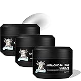 Men's Gesichts Tallow Creme,Anti Aging Creme Mmänner,Men's Wrinkle Defense Tallow Balm,Rindertalg Skincare,Anti-Aging Face Cream,Rindertalg für Hautpflege,Feuchtigkeitscreme für Gesicht & KöRper (3PC)