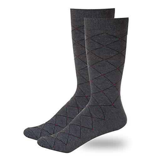 3KB Men's Dress Socks (10 Pairs Per Pack) - Variety of Patterns and Sizes4