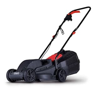 Scheppach Elektro Rasenmäher ELM320 mit Mulchfunktion | Schnittbreite 320mm | Leistung 1300W | für Rasenfächen bis 350m² | Schnitthöhe 20/40/60mm | Fangbox 30L | Klappbarer Griff & Kabel-Zugentlastung