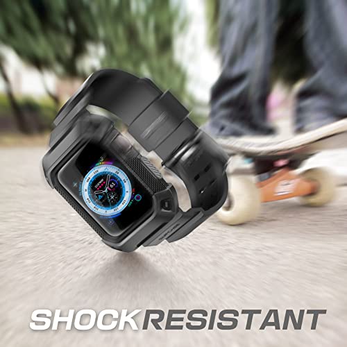 SUPCASE Case for Apple Watch 44mm Series 6/5/4/SE, [Unicorn Beetle Pro] Rugged Protective Case with Strap Bands