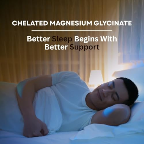 Image of Pure Nutrition Chelated Magnesium Glycinate - 240 Tabs (120x2), 2000mg | High Absorption for Sleep, Cramps, Nerves Health, Relaxation, Bone & Joint Health | Elemental Magnesium 440mg