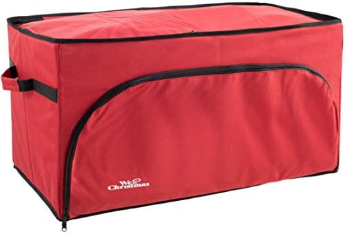 WeRChristmas Tiered Bauble Christmas Decoration Storage Bag, 72 Piece, Red, 76 x 38 x 38cm