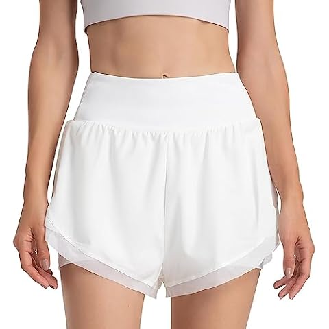 TERODACO Women's 2 in 1 Running Shorts Cover