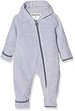 Playshoes Fleece-Overall Unisex Kinder Jumpsuit, grau/melange, 86