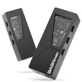 BASN PA60 Portable USB-C DAC Headphone Amplifier, Mini Decoder DAC Dongle ES9039Q2M Amp Support PCM32bit/768kHz DSD512 with 3.5mm and 4.4mm Output for Phone/Laptop/Music Players (Black, 3.5mm/4.4mm)
