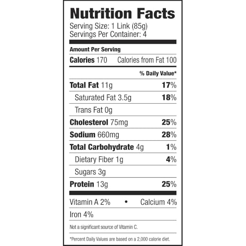 Aidells Smoked Chicken And Apple Sausage Links, 4 Count