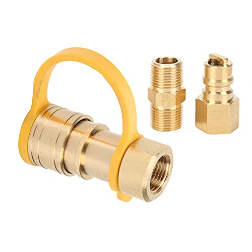 Adaptador de gas propano de 3/8 pulgadas conector rápido para caravana 8