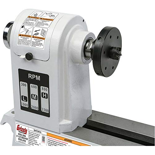 Grizzly Industrial G0844-14" X 20" Variable-Speed Benchtop Wood Lathe #TOP4