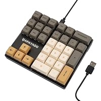 Sikai Mechanisches Numpad - Roter Schalter(Red Switch) - USB A Kabelgebunden - 33 Tasten RGB Keypad - Numeric Keypad - Zifferntastatur für Laptop Desktop PC Notebook (Schwarz) – Ansicht 9