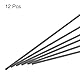 QUARKZMAN 12er Pack Carbonfaserstab, 2,5mm x 150mm für RC Flugzeug DIY Werkzeug Flügelrohr Quadcopter Arm