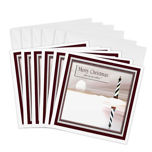 ro[^[i[NX}XfUCWe Veړ ? Merry ChristmasVAhXACgOur House ? O[eBOJ[h Set of 6 Greeting Cards