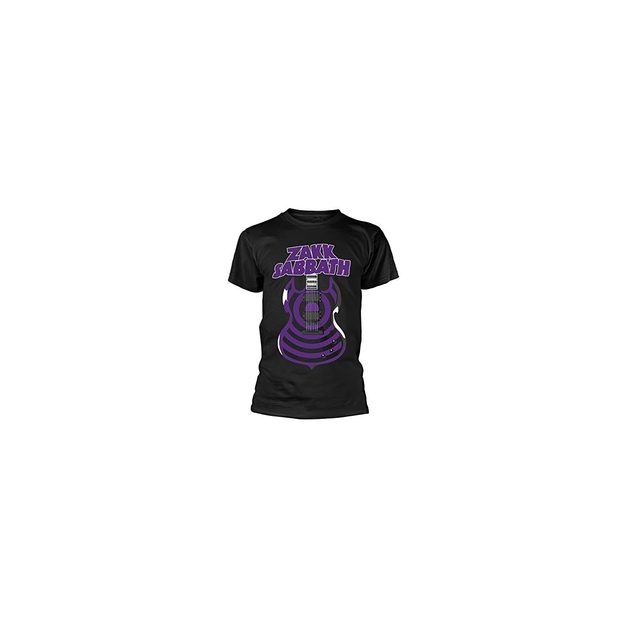 Zakk Wylde T-Shirt Sabbath Guitar Logo - Officiel Homme Noir - Idéal Pour Fans De Metal