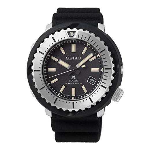 SEIKO Prospex Street Sports Solar Diver's 200M Gray Dial with Silicone Band Watch SNE541P1