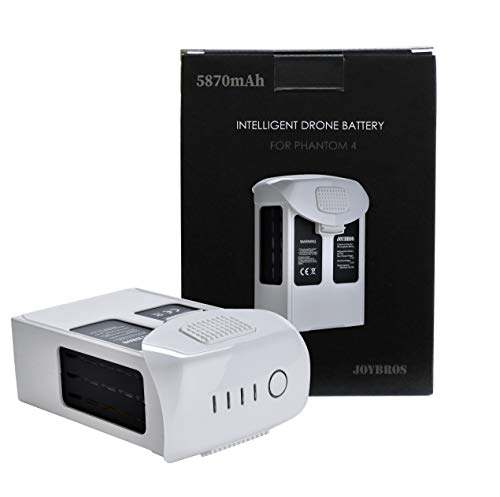 JoyBros Replacement Battery Compatible for DJI Phantom 4, Phantom 4 Pro V2.0, Phantom 4 Pro Plus, Phantom 4 Advanced 15.2V 5870mAh LiPo Intelligent Flight Battery