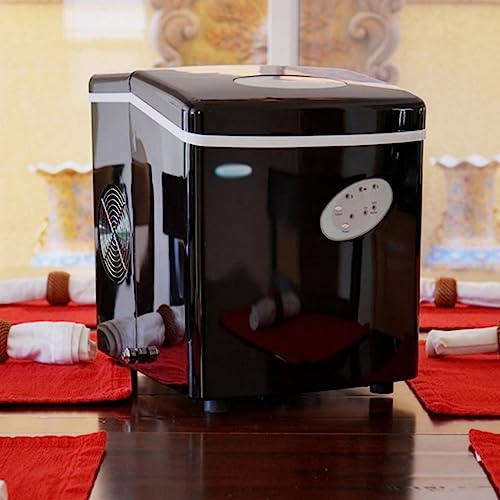 Fabricadora de hielo portátil compacta 28 lb miniatura 6