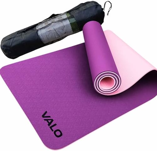 Tapete De Yoga Mat Pilates Exercícios Tpe Antiderrapante 6mm