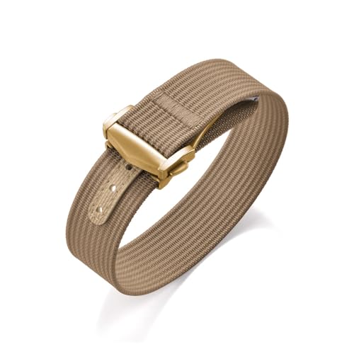 Bracelet montre FKM nylon 20mm compatible MoonSwatch et Omega Seamaster avec boucle déployante
