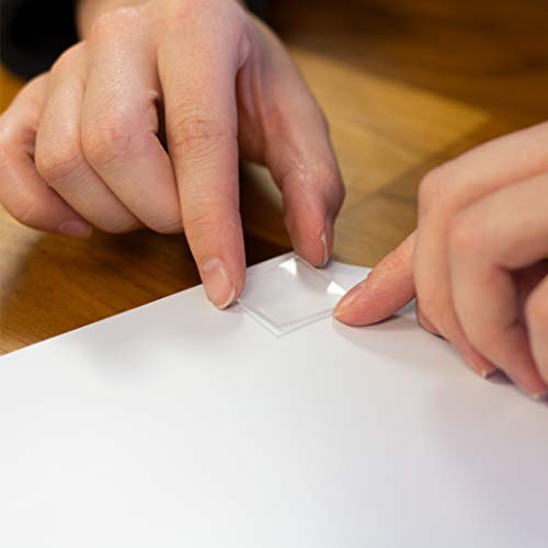 Gorilla Tough & Clear Double Sided Tape Squares, 24 1" Pre-Cut Mounting Squares, Clear, (Pack Of 1) #TOP4