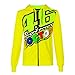 Produktbild Valentino Rossi Kollektion Vr46 Classic Herren-Sweatshirt Large gelb