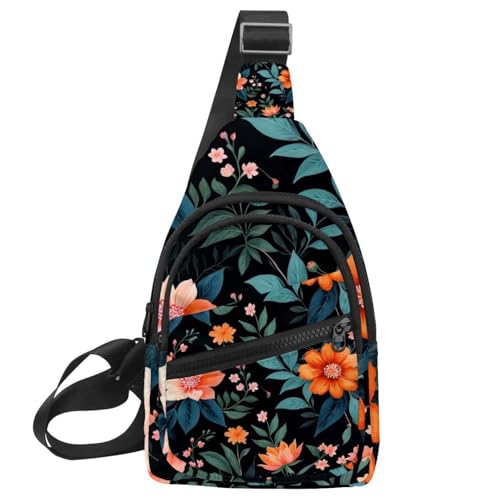 Sac à dos à bandoulière vert et multicolore pour libérer vos mains en voyage
