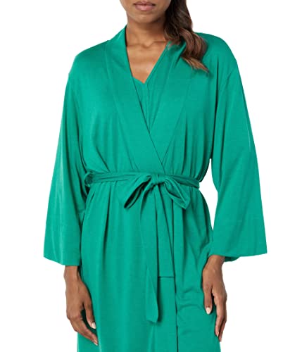 Image of Natori Shangri La Long Robe with Kimono Sleeves, Bathrobe for Women
